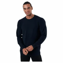 Blacamp Knit Structure Crew Neck Blue*Jack & Jones New