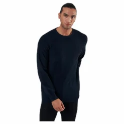 Blacamp Knit Structure Crew Neck Blue*Jack & Jones New