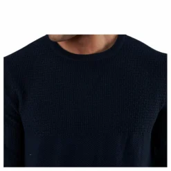 Blacamp Knit Structure Crew Neck Blue*Jack & Jones New