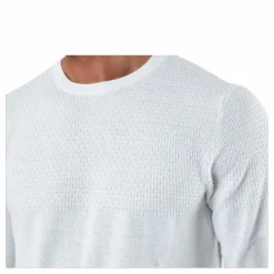 Blacamp Knit Structure Crew Neck White*Jack & Jones Hot
