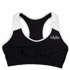 Black & White Swirl Sports Bra Black/white*Gavelo Hot