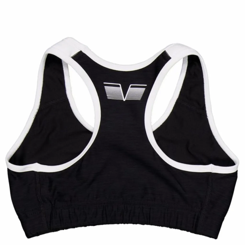 Black & White Swirl Sports Bra Black/white*Gavelo Hot