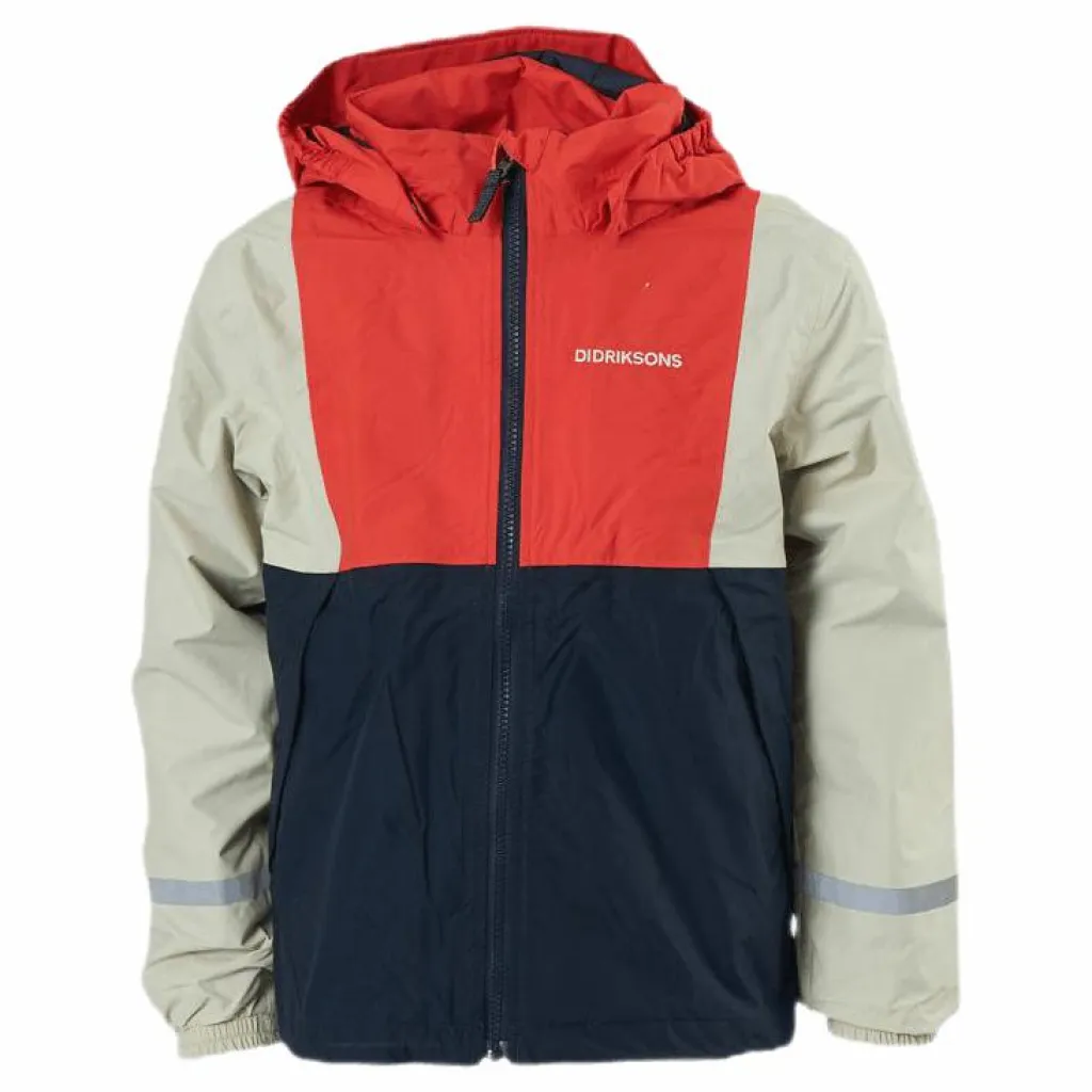 Didriksons Block Kids Jacket Blue/Red Blå och Röd