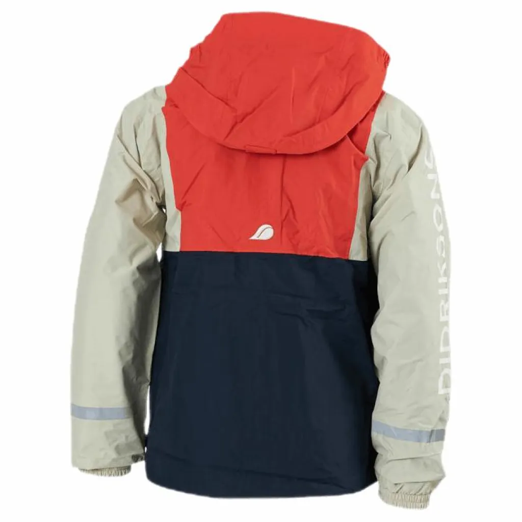 Didriksons Block Kids Jacket Blue/Red Blå och Röd