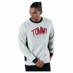 Blocked Fleece Logo Crew White*Tommy Hilfiger Sport Clearance