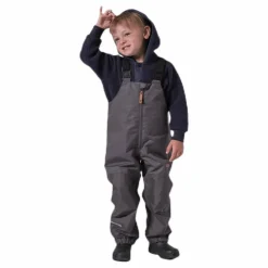 Virvelvind Blåsig Bib Pant Grey Grå Best