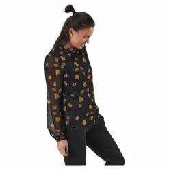Blume Ls Shirt Black*Pieces