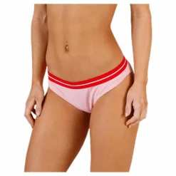 Pieces Bola Bikini Brief Pink/White Rosa och Vit Outlet