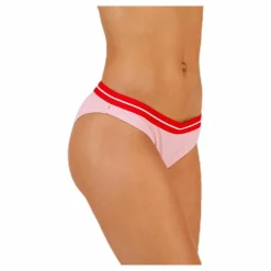 Pieces Bola Bikini Brief Pink/White Rosa och Vit Outlet