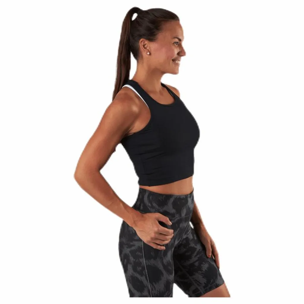 Bold Rib Crop Tank Black*Casall Clearance