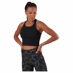 Bold Rib Crop Tank Black*Casall Clearance