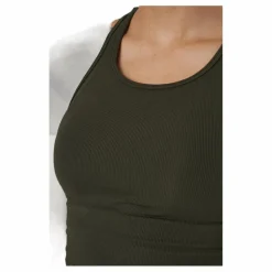 Bold Rib Crop Tank Forest Green*Casall Hot
