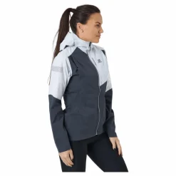 Salomon Bonatti Trail Wp Jkt W Ebony/wht Flerfärgad