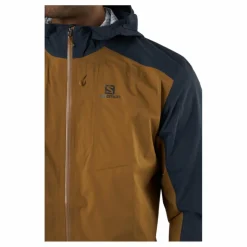 Salomon Bonatti Wp Jkt M Cumin/ebony Flerfärgad New
