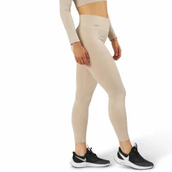 NOUN Bonnie Ribbed Tights Beige Clearance