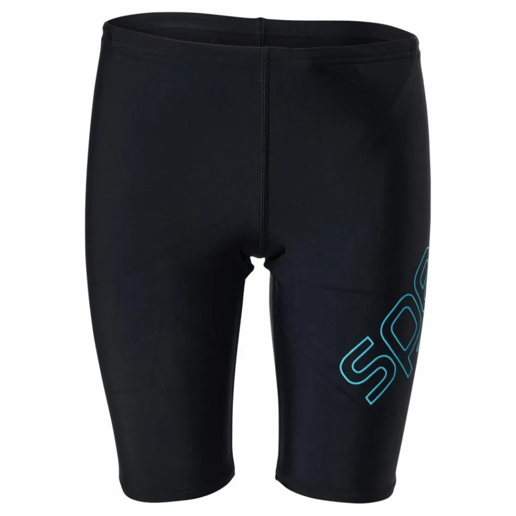 Boom Logo Placement Jammer Blue/Black*Speedo Clearance
