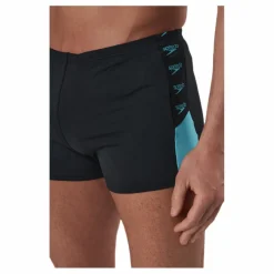 Speedo Boom Logo Splice Aquashort Blue/Black Blå och Svart