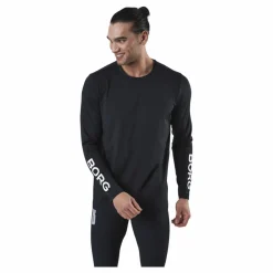 Björn Borg Borg LS Tee Black Svart Outlet