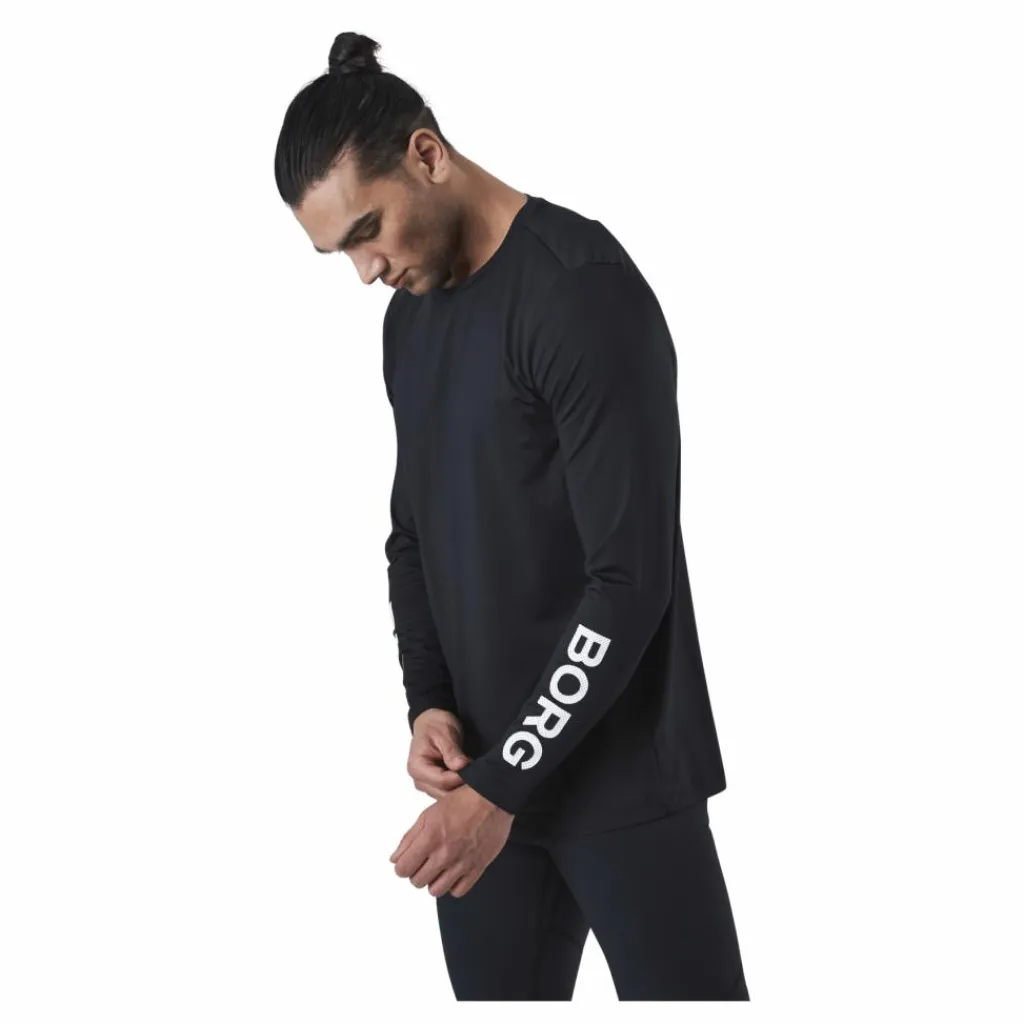 Björn Borg Borg LS Tee Black Svart Outlet