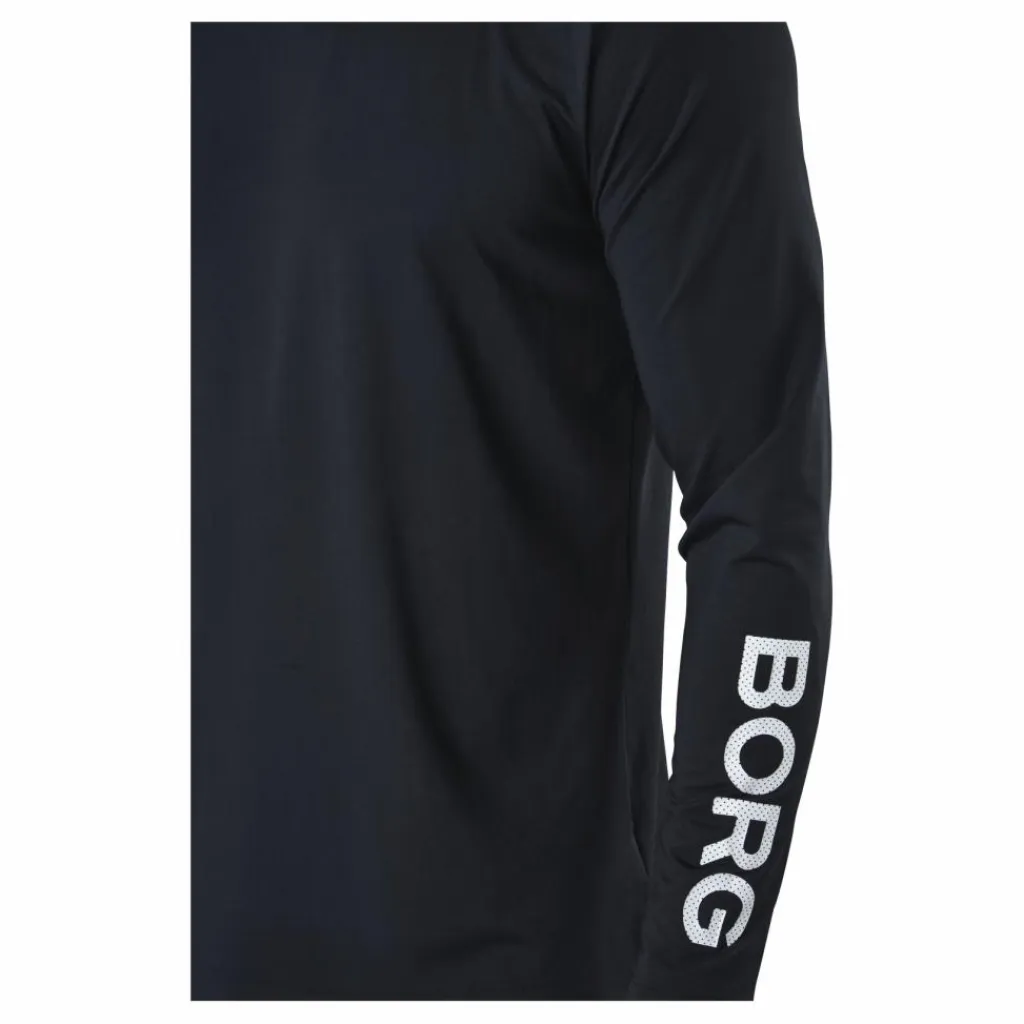 Björn Borg Borg LS Tee Black Svart Outlet
