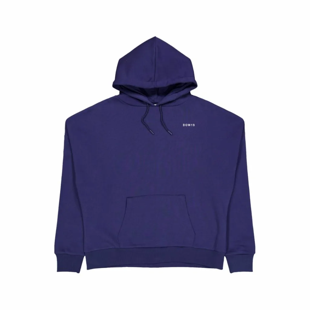 BOW19 Bowie Hoodie Navy Blå Hot
