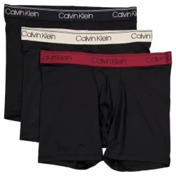 Calvin Klein Boxer Brief 3pk B- Black, Syrah, Cocoon Wbs Svart Online