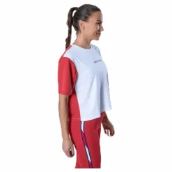 Tommy Hilfiger Sport Boxy T-Shirt Short Sleeve Pink/White Rosa och Vit