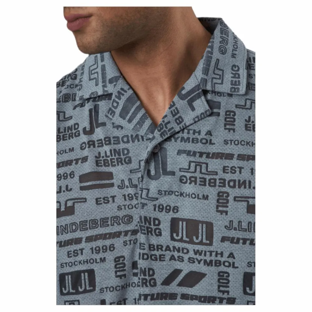 J.Lindeberg Brad Golf Polo Grey Grå Clearance