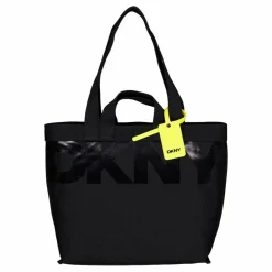 DKNY Sport Brady Double Handle Black/daffodil Svart Sale