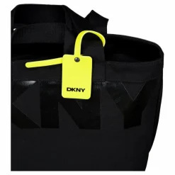 DKNY Sport Brady Double Handle Black/daffodil Svart Sale