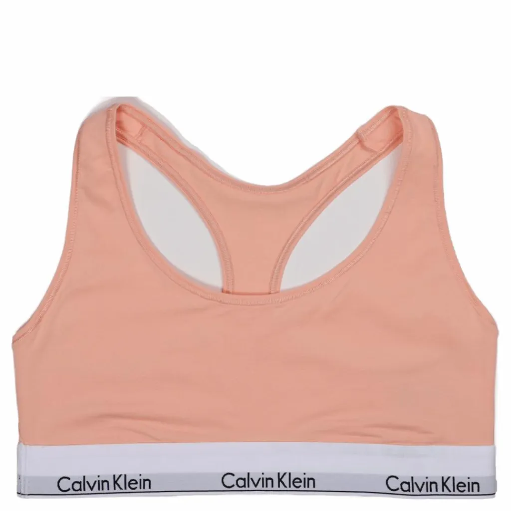 Calvin Klein Bralette Peach Melba Beige Outlet