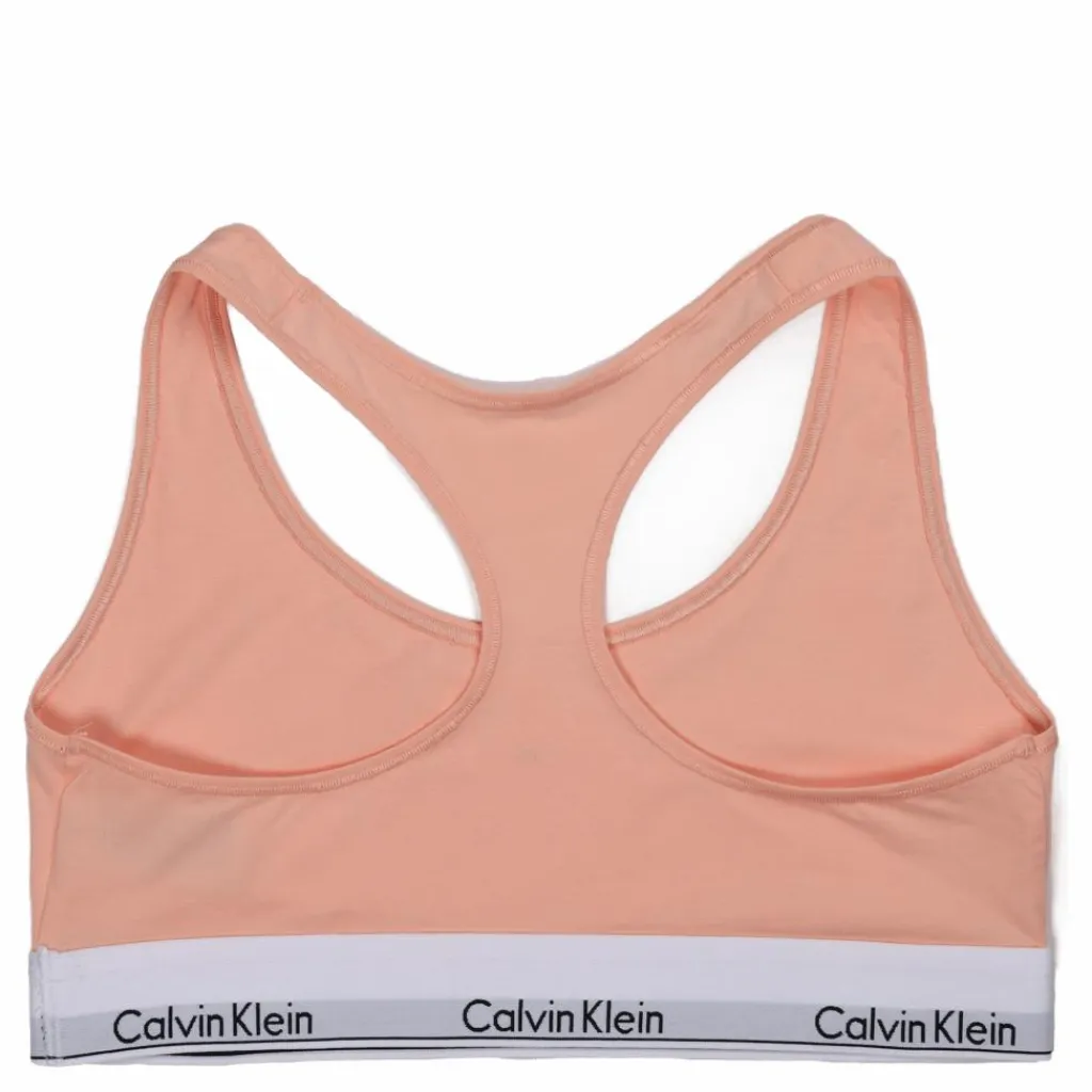 Calvin Klein Bralette Peach Melba Beige Outlet