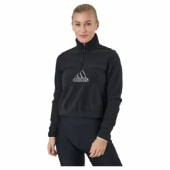 Brand Love Polarfleece Half-Zip Sweatshirt Black / White / Halo Blush*adidas Sale