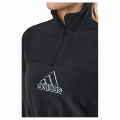 Brand Love Polarfleece Half-Zip Sweatshirt Black / White / Halo Blush*adidas Sale