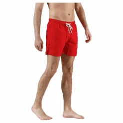 Frank Dandy Breeze Long Swim Shorts Red Röd Online