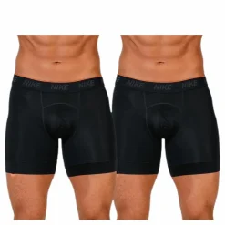 Nike Brief Boxer 2PK White/Black Svart Sale