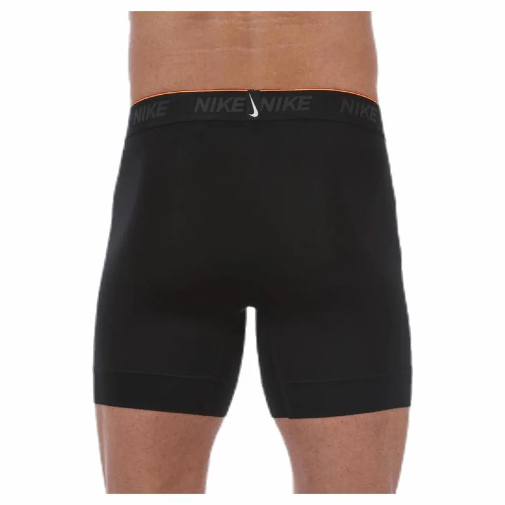 Nike Brief Boxer 2PK White/Black Svart Sale
