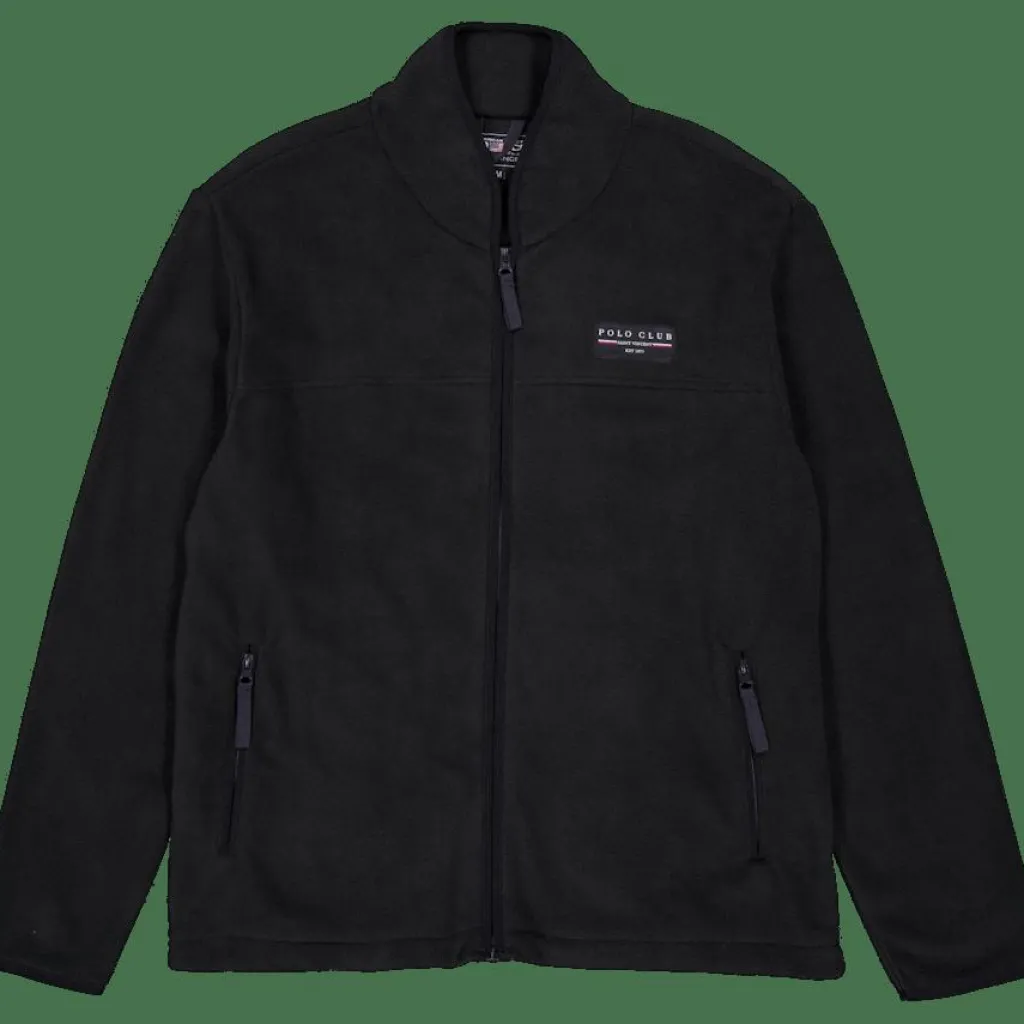 St Vincent Polo Club Burlington Fleece Black Discount