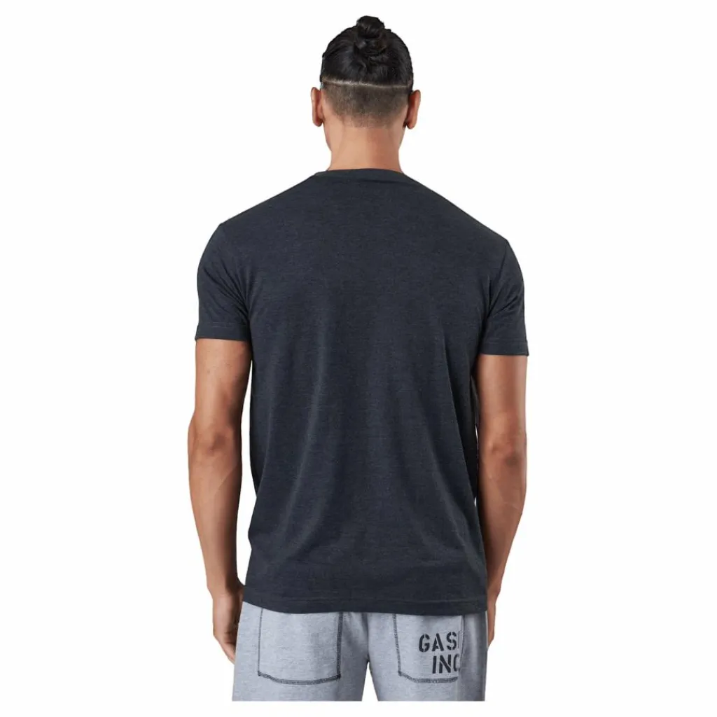 GASP Cadet Tee Dark Grey Melange Grå Clearance