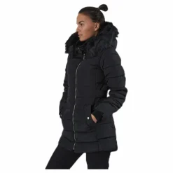 Only Camilla Quilted Coat Cc Otw Black Svart Online