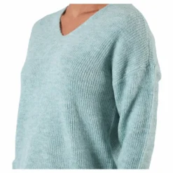 Only Camilla V-Neck L/S Pullover Knt Beige Discount