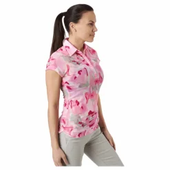 Daily Sports Cammy Mesh Cap S Polo Shirt Cammy Rosa och Mönstrad