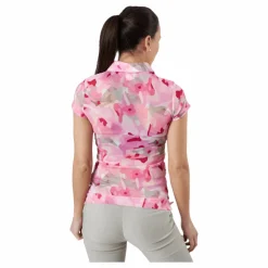 Daily Sports Cammy Mesh Cap S Polo Shirt Cammy Rosa och Mönstrad