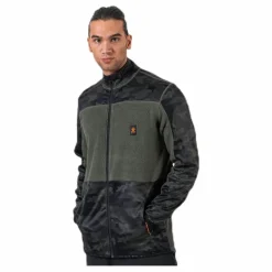 Bula Camo Fleece Jacket Green Grön Hot