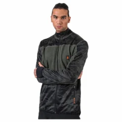 Bula Camo Fleece Jacket Green Grön Hot
