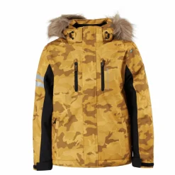Lindberg Camo Jacket Yellow Gul Best