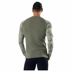 Bula Camo Merino Wool Crew Beige Clearance