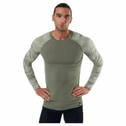 Bula Camo Merino Wool Crew Beige Clearance