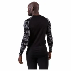 Camo Merino Wool Crew Black*Bula Sale