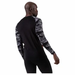 Camo Merino Wool Crew Black*Bula Sale